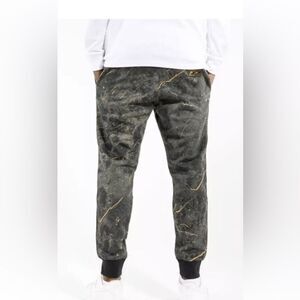 Nike Mens medium Gray Elastic Waist Tapered Leg Standard Fit Jogger Pants